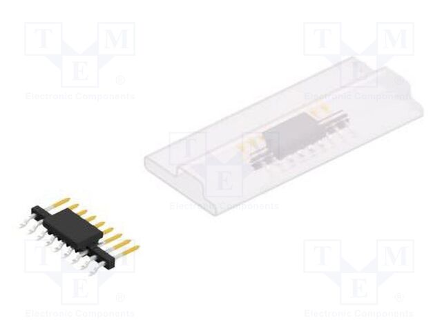 Connector: pin strips; pin header; male; PIN: 9; 2mm; SMT; 1x9; 100V
