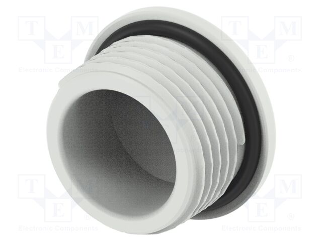 Stopper; polyamide; light grey; IP68; Entrelec; Gland: PG11; 10mm
