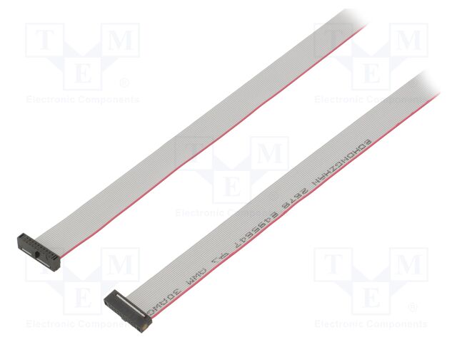 Ribbon cable with IDC connectors; Tape ph: 0.64mm; 1099.82mm