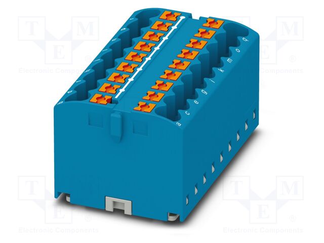 Splice terminal: rail; 24A; 450V; push-in; PA; L: 21.7mm; 0.14÷4mm2
