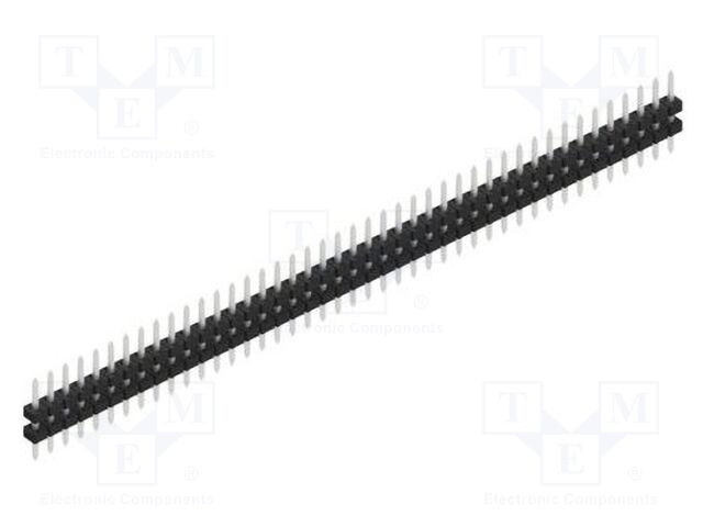 Connector: pin strips; pin header; male; PIN: 43; 2mm; THT; 1x43