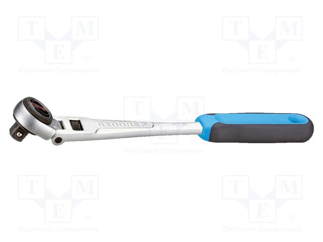 Rattle; socket spanner,with joint; 1/2"; Chrom-vanadium steel