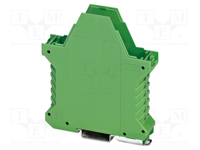 Enclosure base; green; UL94V-0; ME 22,5; for DIN rail mounting