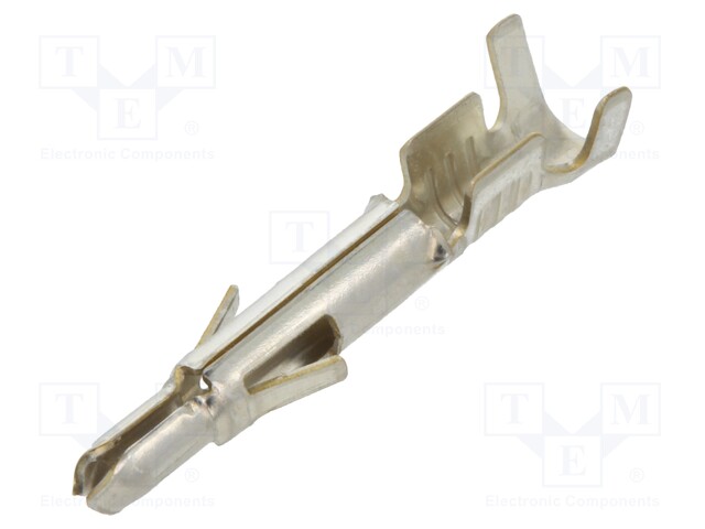 Contact; male; 20AWG÷16AWG; tinned; crimped,on cable; 10A; brass