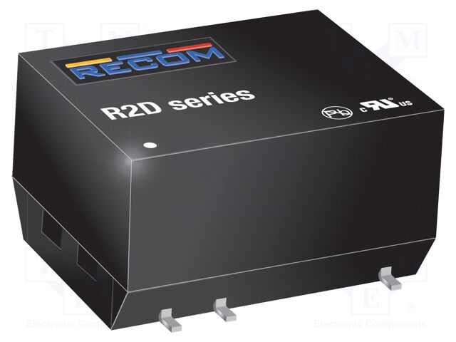 Converter: DC/DC; 2W; Uin: 10.8÷13.2V; Uout: 5VDC; Uout2: -5VDC; SMD