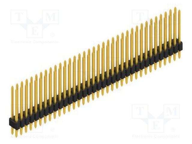 Connector: pin strips; pin header; male; PIN: 70; 1.27mm; THT; 2x35