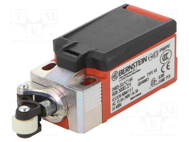 Limit switch; NO + NC; 5A; max.240VAC; max.24VDC; M20; IP66