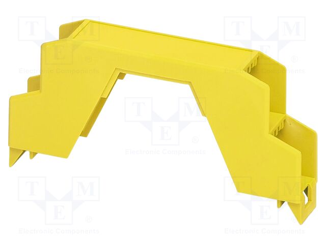 Upper housing; yellow; ME 17,5; X: 17.6mm; Y: 99mm; Z: 45.85mm