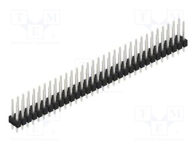 Connector: pin strips; pin header; male; PIN: 64; 2.54mm; THT; 2x32