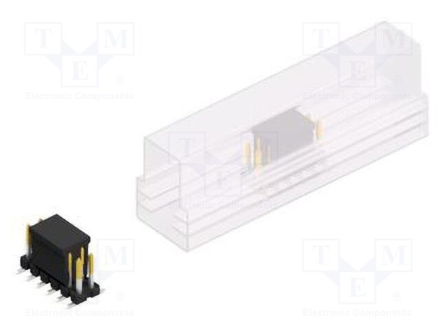 Connector: pin strips; pin header; male; PIN: 12; 2.54mm; SMT; 2x6