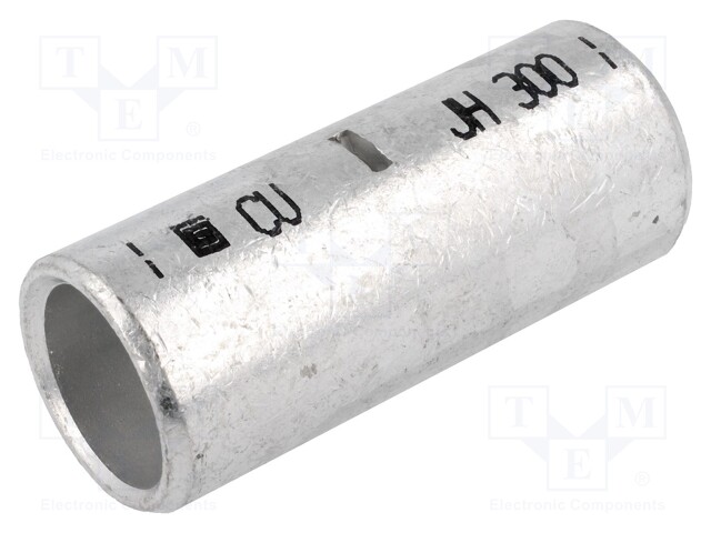 Butt splice; copper; 300mm2; tinned