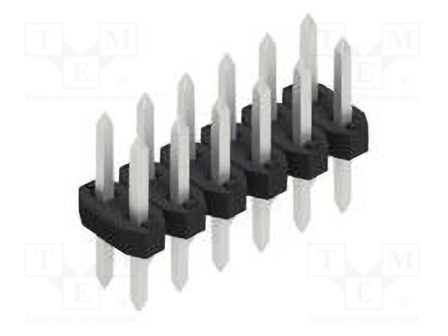 Connector: pin strips; pin header; male; PIN: 12; 2mm; THT; 2x6; 100V