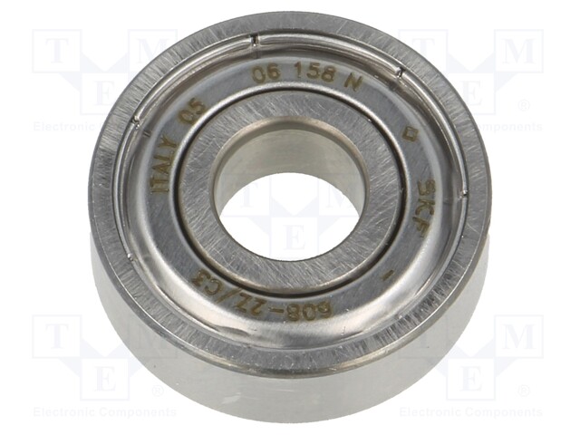 Bearing: single row deep groove ball; Øint: 8mm; Øout: 22mm; W: 7mm