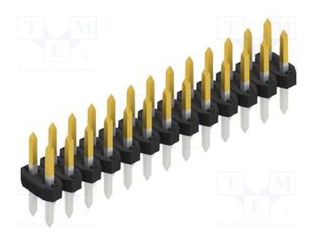 Connector: pin strips; pin header; male; PIN: 26; 2mm; THT; 2x13