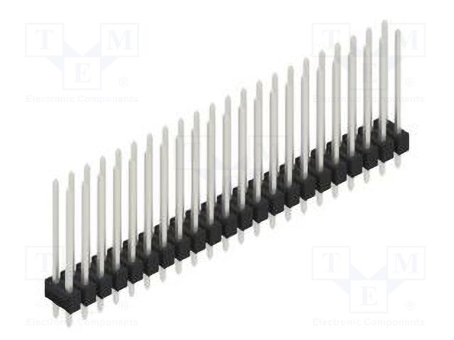 Connector: pin strips; pin header; male; PIN: 44; 2.54mm; THT; 2x22