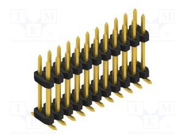 Connector: pin strips; pin header; male; PIN: 22; 2mm; SMT; 2x11