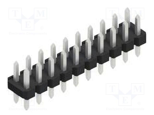 Connector: pin strips; pin header; male; PIN: 20; 2.54mm; THT; 2x10