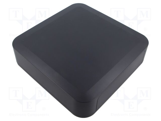 Enclosure: with panel; PF; X: 240mm; Y: 240mm; Z: 60mm; ABS; dark grey