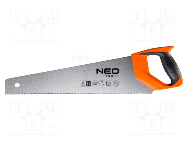 Saw; wood; 11teeth/inch; Working part len: 450mm