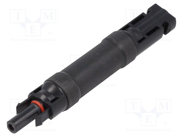 Coupler; straight; with fuse; 20A; SOLCON4 male,SOLCON4 female