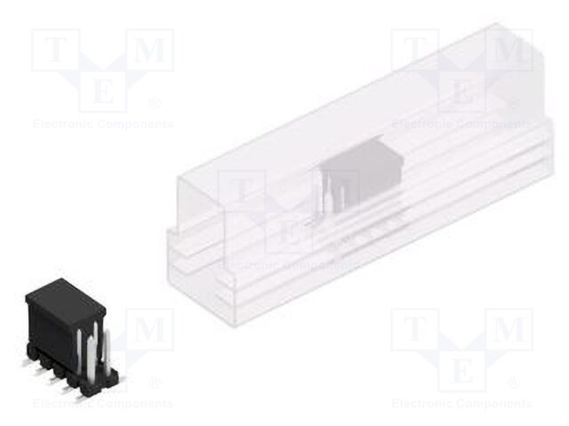 Connector: pin strips; pin header; male; PIN: 10; 2.54mm; SMT; 2x5