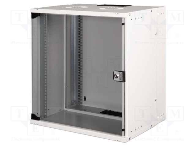 Enclosure: rack cabinet; Standard: 19"; SOHO PRO; 12U; grey