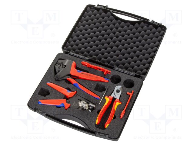 Kit: for assembly work; case; 7pcs.