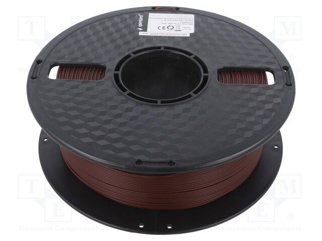 Filament: PLA; 1.75mm; bronze; 190÷220°C; 1kg