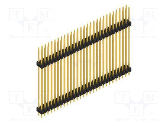 Connector: pin strips; pin header; male; PIN: 56; 2.54mm; THT; 2x28