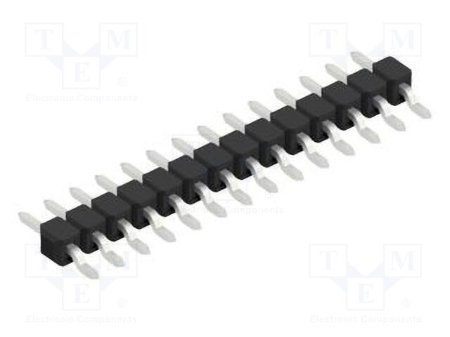 Connector: pin strips; pin header; male; PIN: 14; 2.54mm; SMT; 1x14