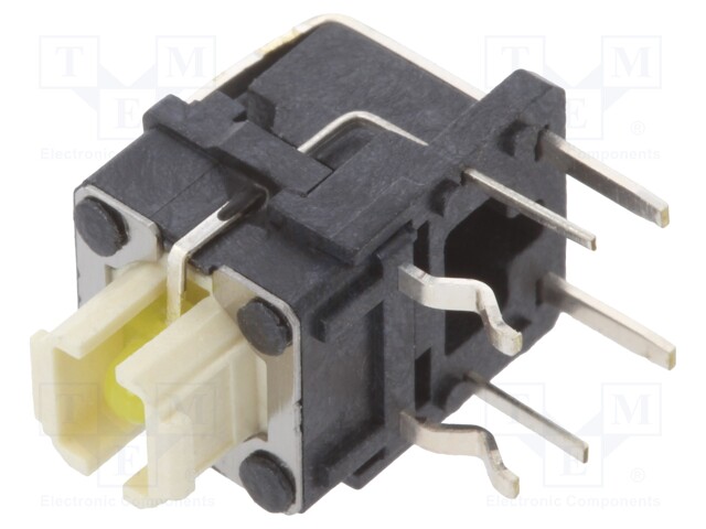 Switch: keypad; Pos: 2; SPST-NO; 0.05A/12VDC; Illumin: LED; green