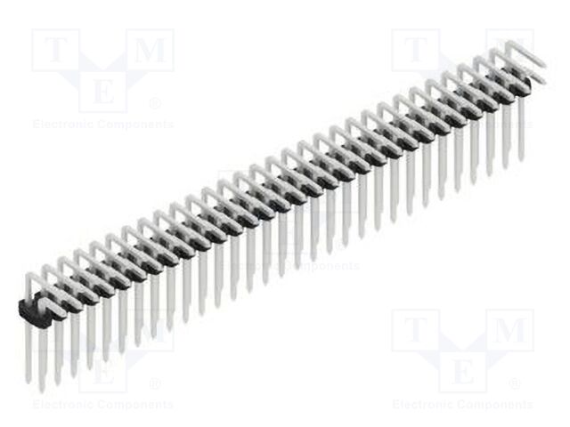 Connector: pin strips; pin header; male; PIN: 62; 2mm; THT; 2x31