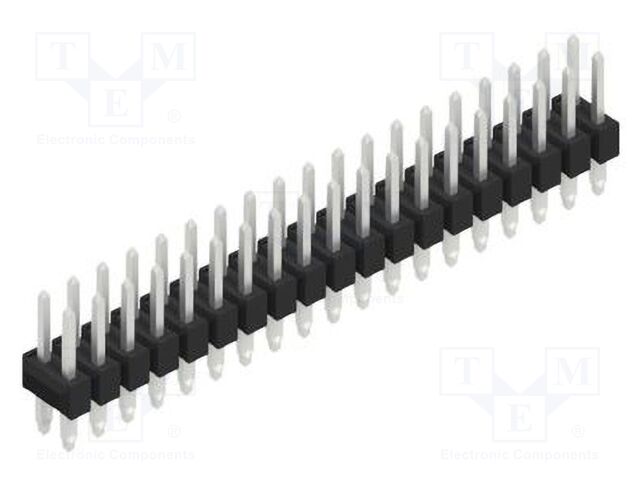 Connector: pin strips; pin header; male; PIN: 38; 2.54mm; THT; 2x19