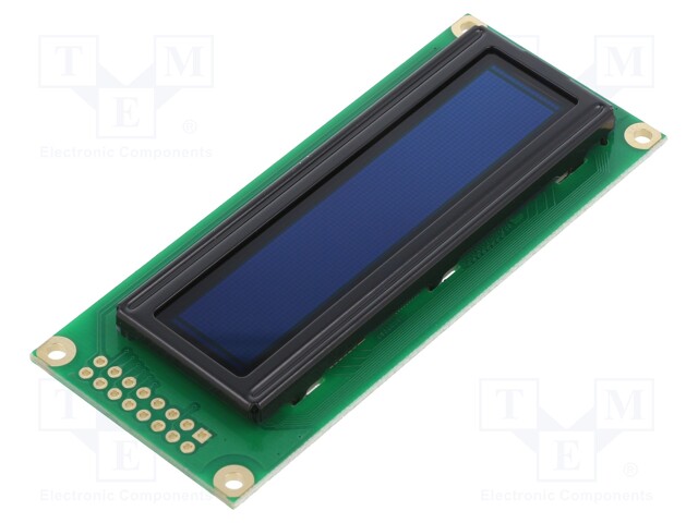 Display: OLED; graphical; 2.4"; 100x16; Dim: 85x36x10mm; yellow