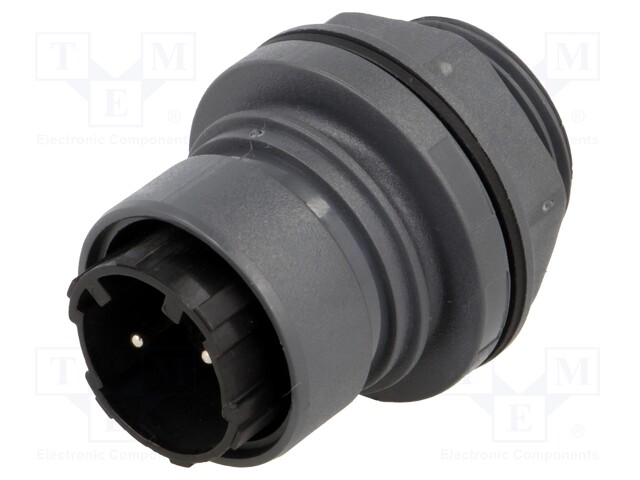 Connector: circular; socket; male; PIN: 2; Buccaneer 6000; UL94V-0