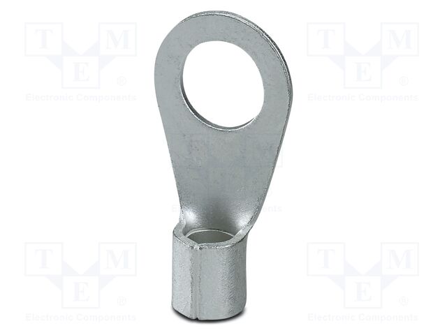Non-insulated; Body: silver; Tip: ring