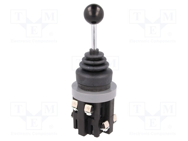 Joystick; Stabl.pos: 1; DC load @R: 2.2A/110VDC; -20÷50°C; Ø30mm
