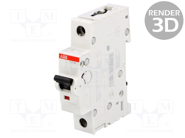 Circuit breaker; 230/400VAC; Inom: 8A; Poles: 1; DIN; Charact: K
