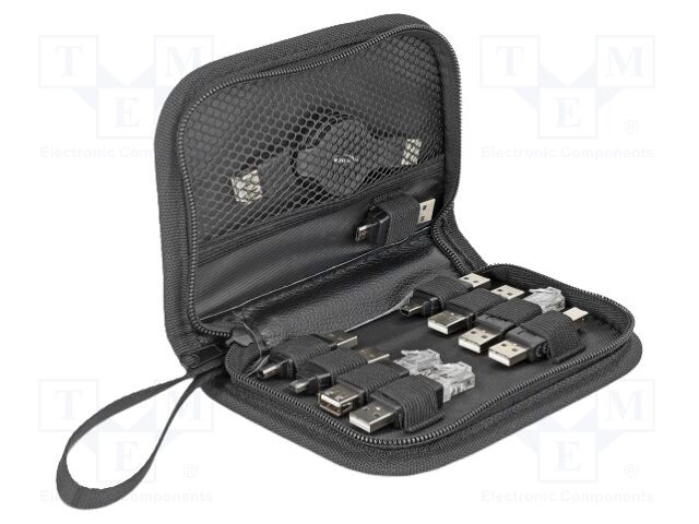 Adapter; USB 2.0; Connector colour: black