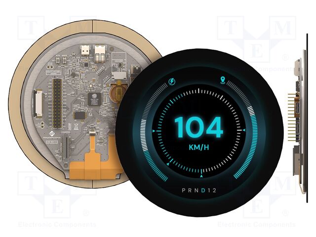 Display: TFT; 4"; 720x720; 32MBFLASH,32MBPSRAM; 500cd/m2; ESP32-P4