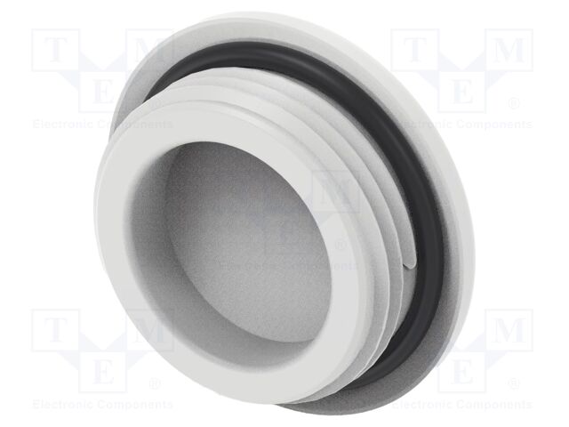 Stopper; polyamide; light grey; IP68; Entrelec; Gland: PG13,5; 6mm