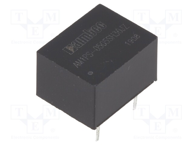 Converter: DC/DC; 1W; Uin: 4.5÷5.5V; 5VDC; Iout: 200mA; DIP8; 1.8g