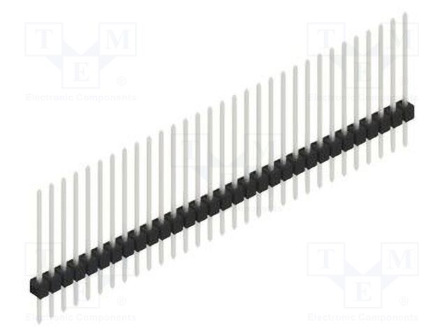 Connector: pin strips; pin header; male; PIN: 31; 2.54mm; THT; 1x31