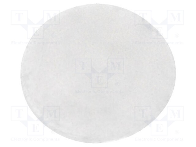 Self-adhesive foot; Ø: 8mm; H: 2.4mm; transparent; silicone; C: 1mm