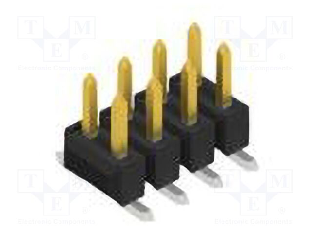 Connector: pin strips; pin header; male; PIN: 8; 2.54mm; SMT; 2x4