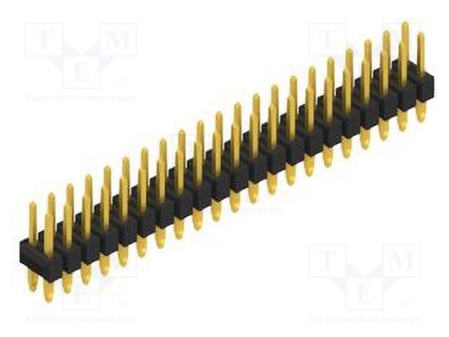 Connector: pin strips; pin header; male; PIN: 42; 2.54mm; THT; 2x21