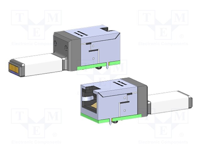 Test plug; PS; L: 53mm; W: 17mm; RJ45; H: 17mm; 1Gbps