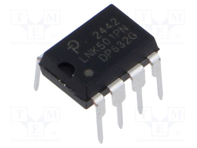 IC: PMIC; AC/DC switcher,SMPS controller; Uin: 85÷265V; DIP-8B