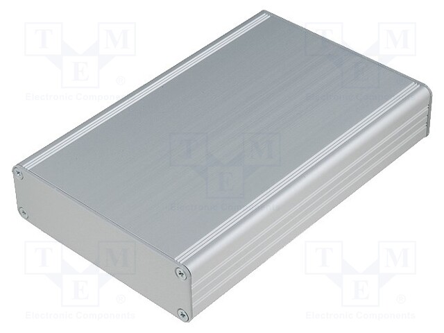 Enclosure: with panel; AKG; X: 69mm; Y: 100mm; Z: 16mm; aluminium