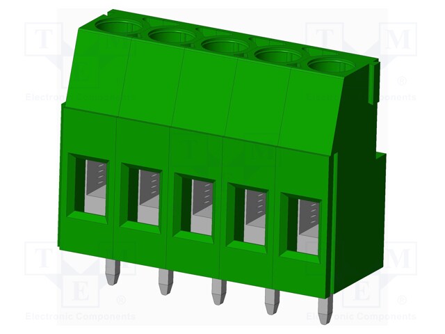 Connector: PCB terminal block; terminal; Plating: tinned; on PCBs